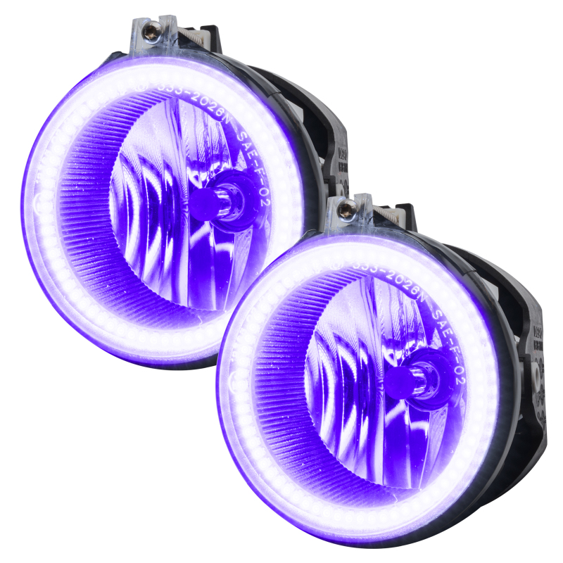 Ford Mustang Shelby Fog Light Halo Kit - ORACLE Lighting - LED - UV/Purple - `13-`14